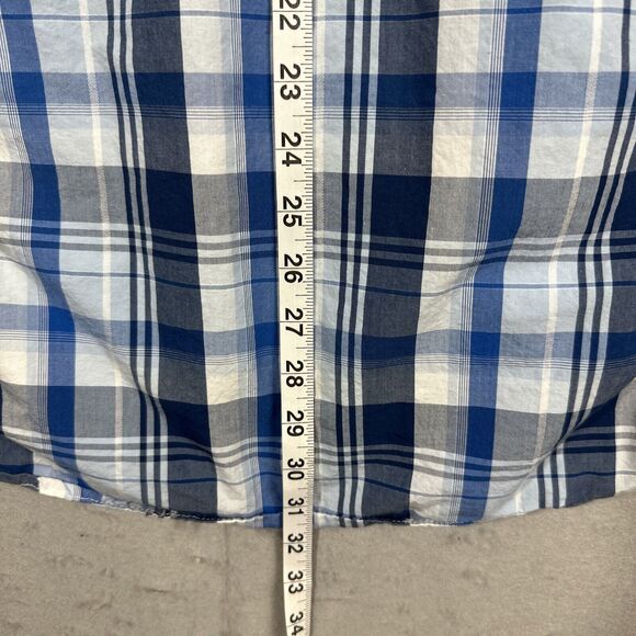 BKE Buckle Shirt Mens X-Large Athletic Fit Pearl Snap Long Sleeve Blue Gray - Picture 10 of 11